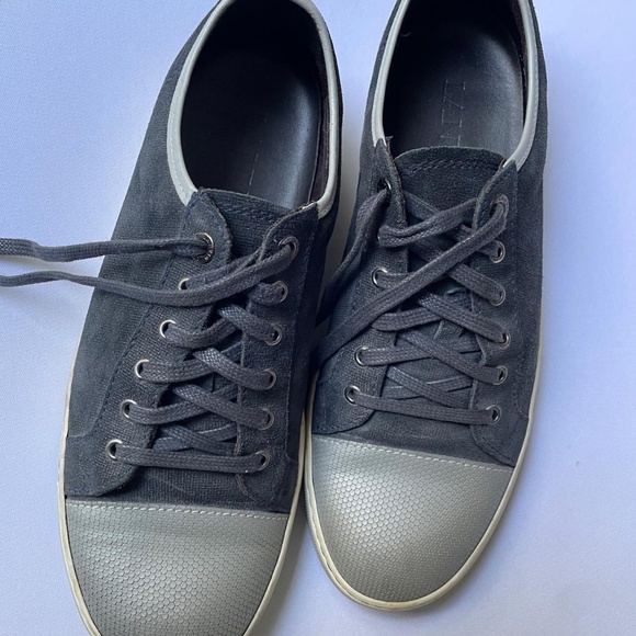 Lanvin suede low-top sneaker - Picture 2 of 7